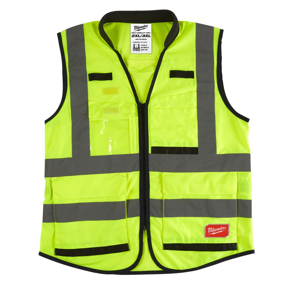 Premium Warnschutzweste gelb Größe 2XL/3XL